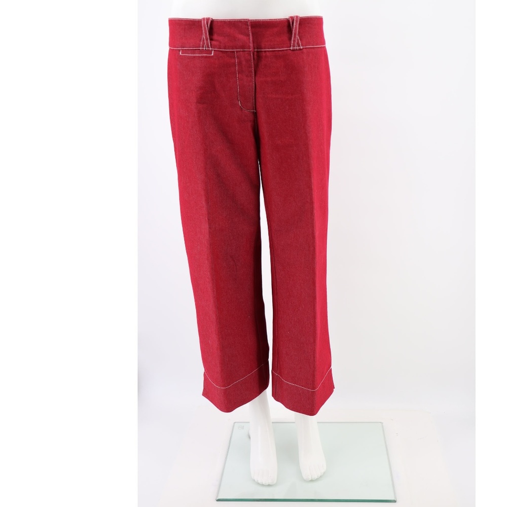 Sitwell Anthropologie Stretch Wide Leg Crop Pants